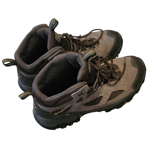Columbia Coretek Men\'s Waterproof Hiking Boots Brown Suede and Mesh Size 12 EUC main image 6